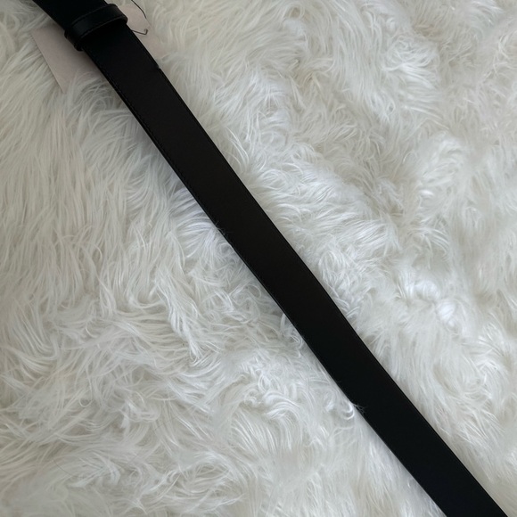 Gucci crystal GG leather belt with double G buckle - Picture 7 of 11